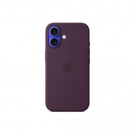 Apple iPhone 16 Silicone Case with MagSafe - Plum
